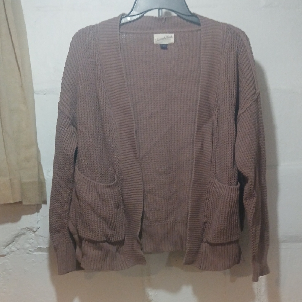 Universal Thread Open-Front Cardigan in Brown